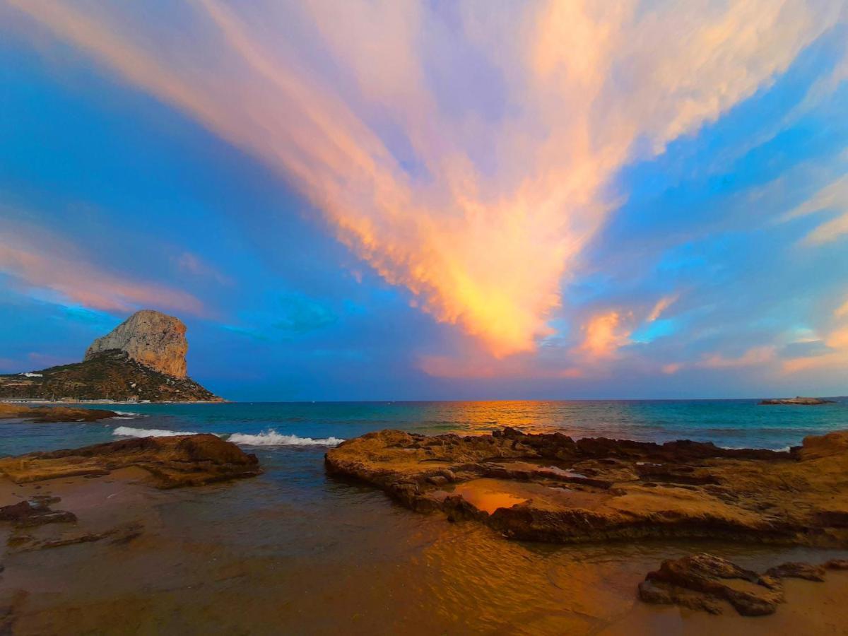 Atico Calpe Primera Linea De Playa Exterior foto